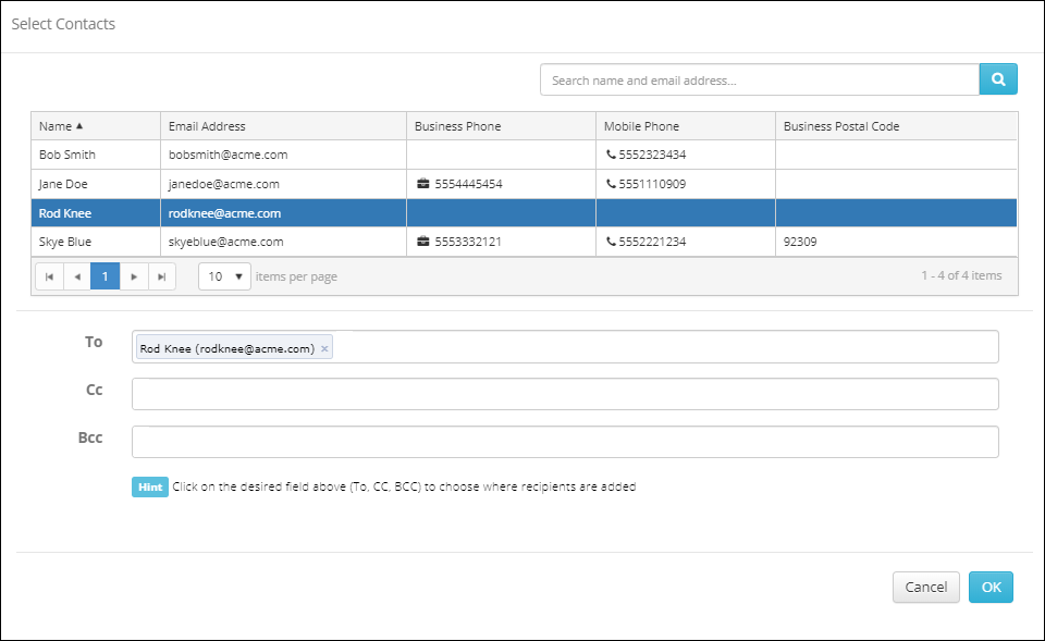 Web Portal: How to Compose a Message – Knowledge Base & F.A.Q.