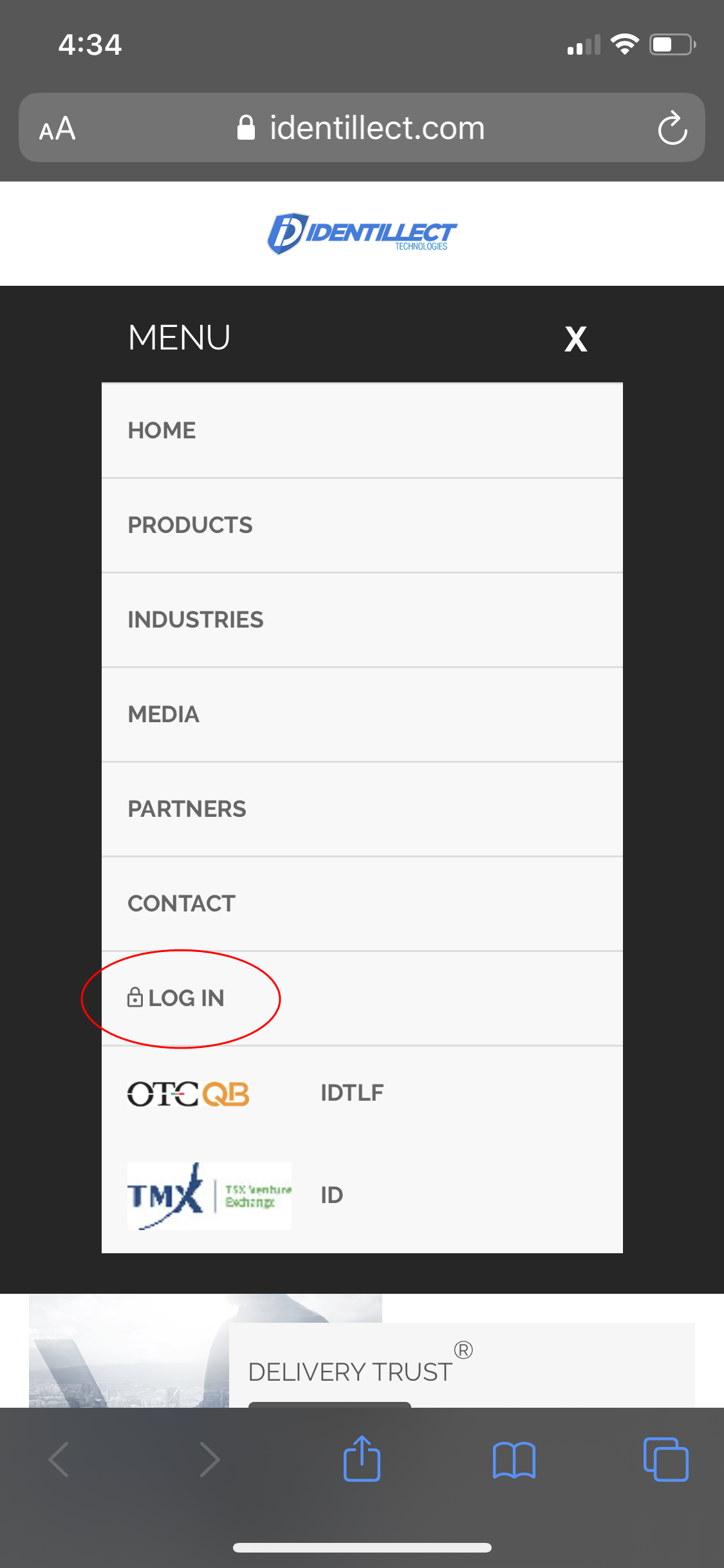 iphone add url to home screen